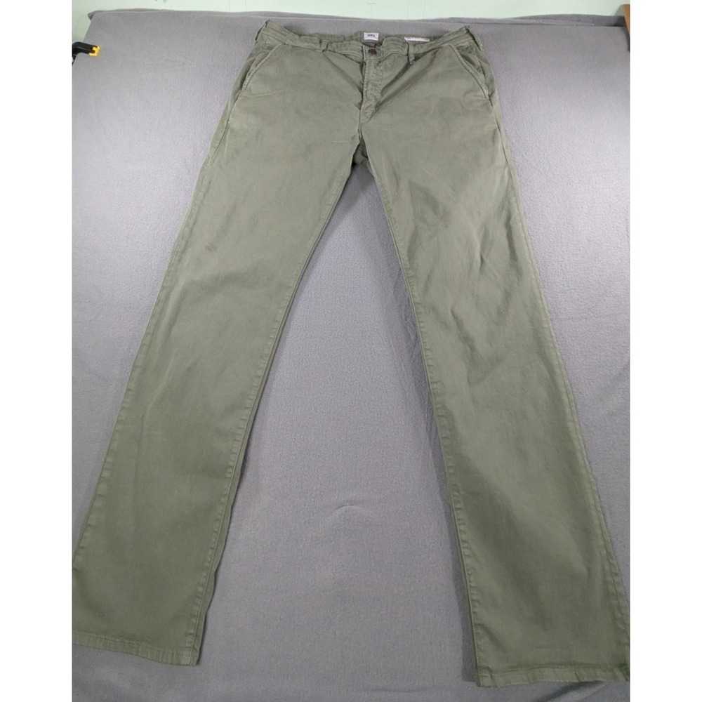 Edwin‎ Mens Otis Chino Pants Size 38 Fern Green Cotton Blend Made in USA